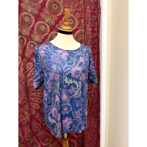 🌈 Beautiful Vintage Paisley top - Picture 4 of 11